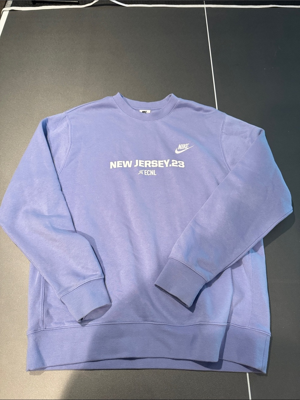 Nike Lavender Crewneck Sweatshirt - ECNL NEW JERSEY.23